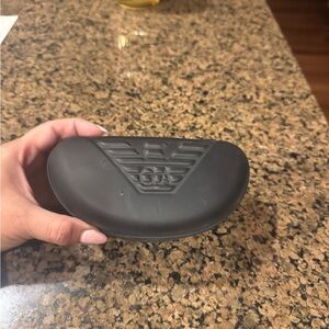 Emporio Armani Gray Sunglasses Case